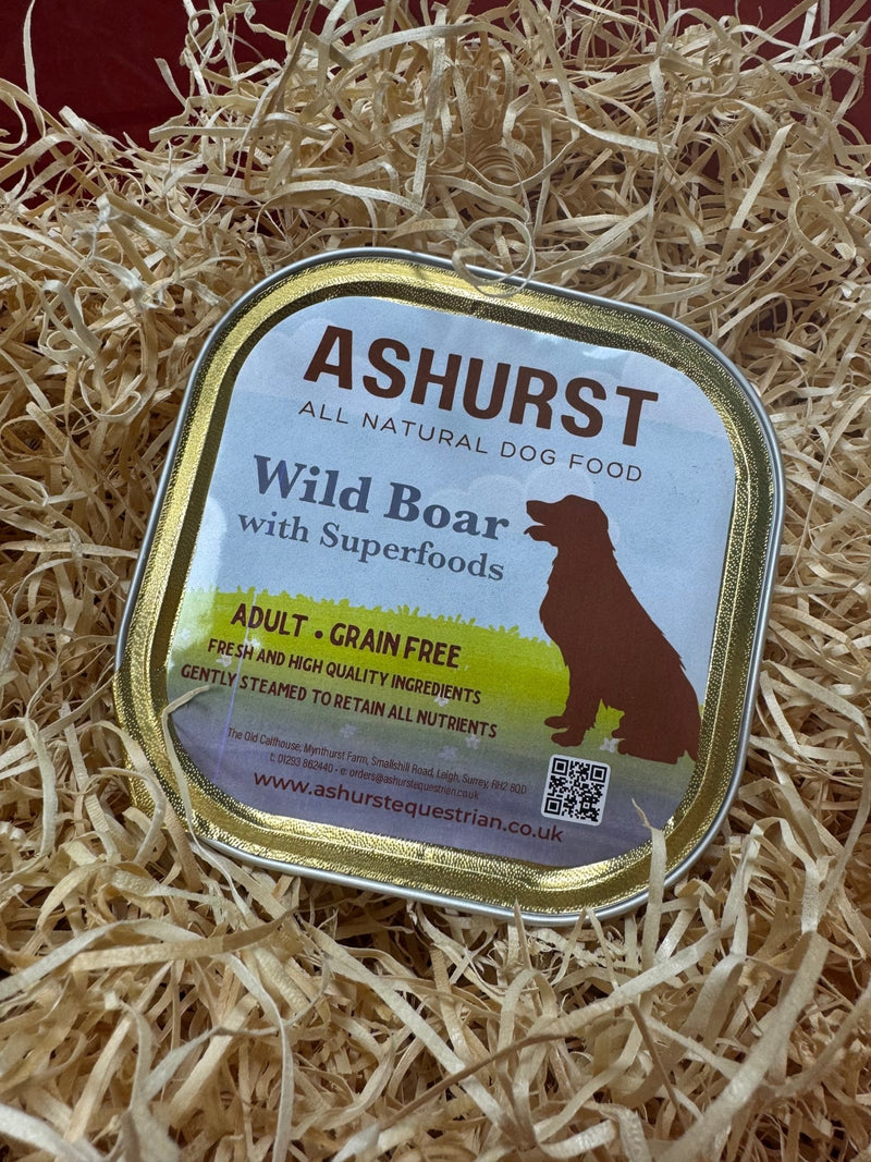 Load image into Gallery viewer, NEW Ashurst Adult 'Grain Free' Wild Boar with Superfoods - Wet Tray 300g - Ashurst Equestrian &amp; Country
