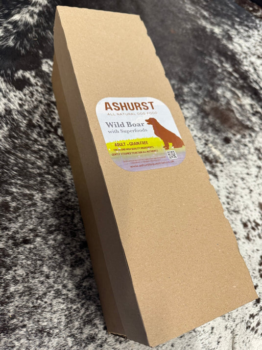 NEW Ashurst Adult 'Grain Free' Wild Boar with Superfoods - Wet Tray 300g - Ashurst Equestrian & Country