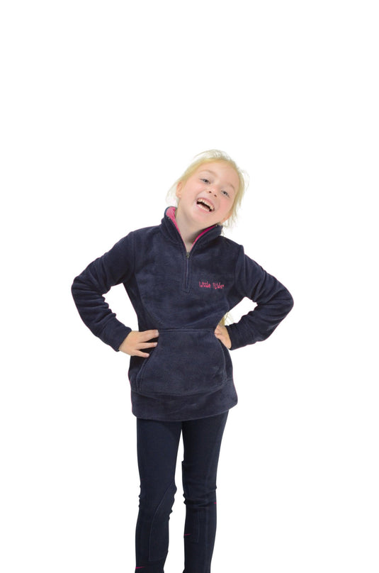 Nina Soft Fleece by Little Rider - Navy/Pink - 3 - 4 years - Ashurst Equestrian & Country