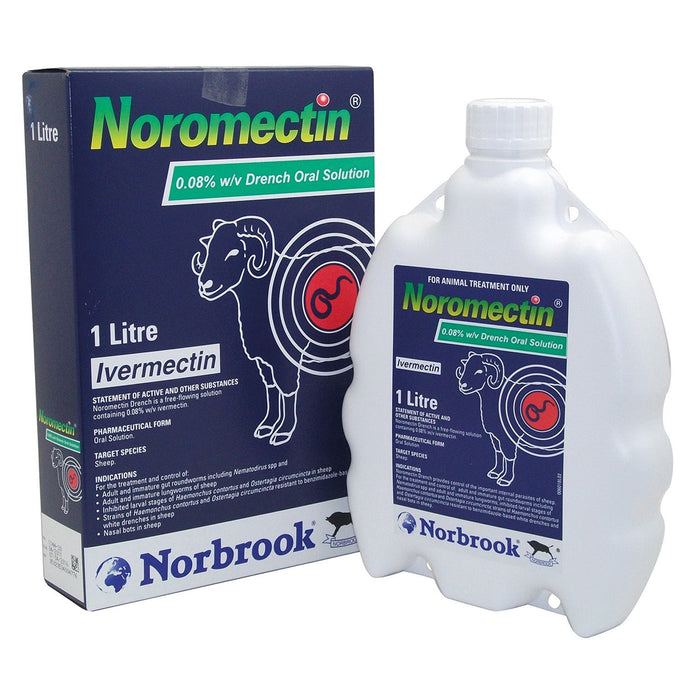 Norbrook Noromectin 0.8% W/V Drench For Sheep - Ashurst Equestrian & Country