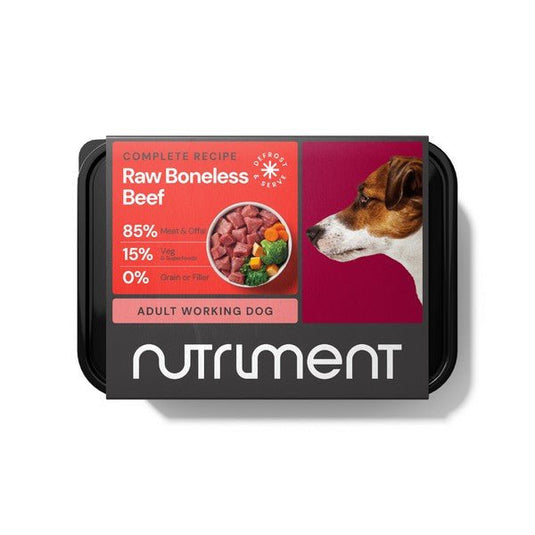 Nutriment Dog Frozen Boneless Beef 500g - Ashurst Equestrian & Country