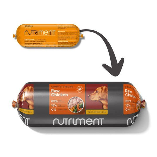 Nutriment Dog Frozen Chicken Chubb 1.4kg - Ashurst Equestrian & Country