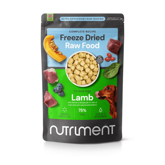 Nutriment Freeze Dried Food Lamb 225g - Ashurst Equestrian & Country