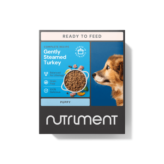 Nutriment Puppy Gently Steamed Turkey 395g - Ashurst Equestrian & Country