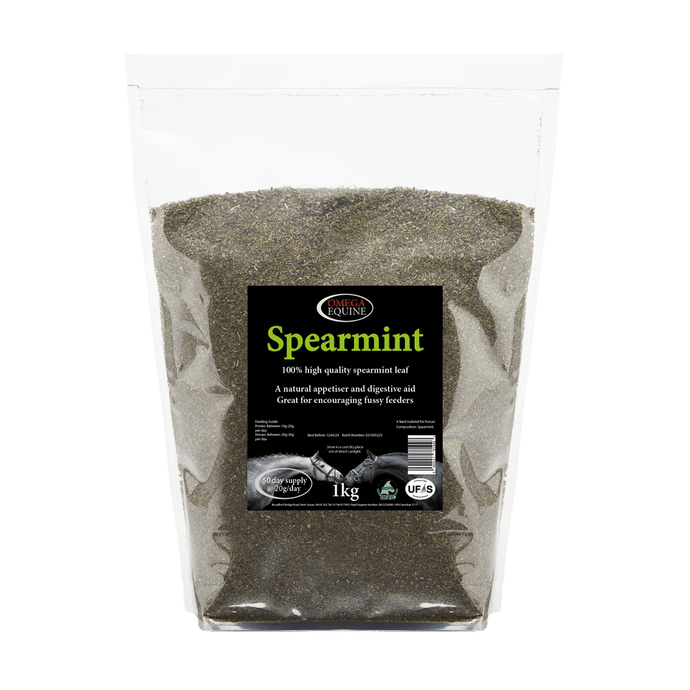 Omega Equine Spearmint 1kg - Ashurst Equestrian & Country