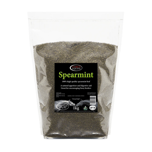 Omega Equine Spearmint 1kg - Ashurst Equestrian & Country