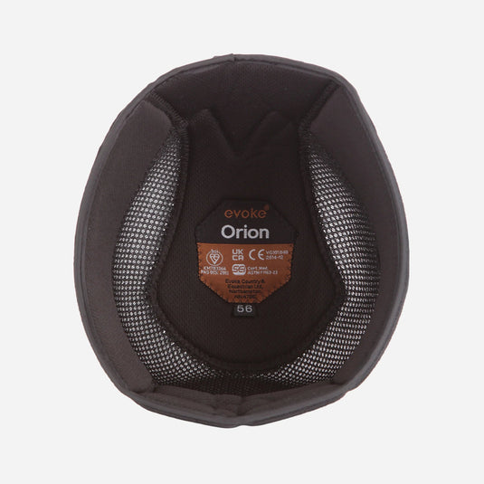 Orion Removeable Crown Padded Helmet Liner - Ashurst Equestrian & Country