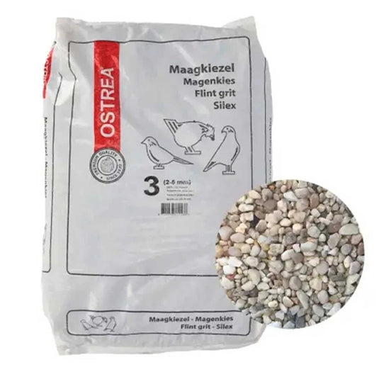 Ostrea Flint Grit No.3 (2-5mm For Growers or Pigeons) 25Kg - Ashurst Equestrian & Country