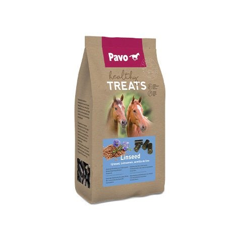 Pavo Healthy Treats Linseed 1kg - Ashurst Equestrian & Country