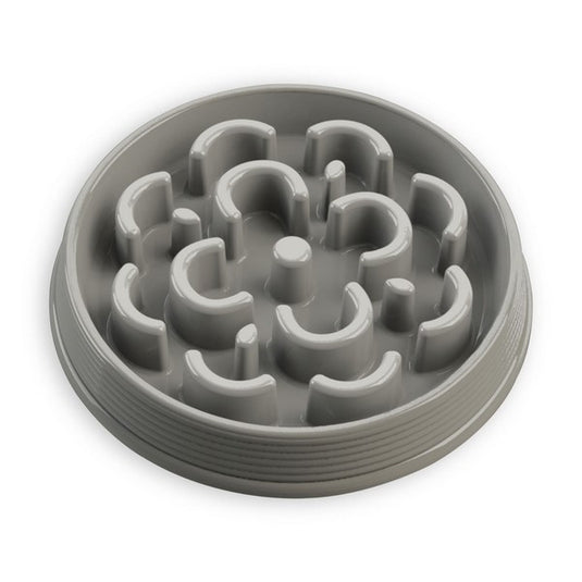 Tarhong Slow Chow Medallion Feeder Medium Grey