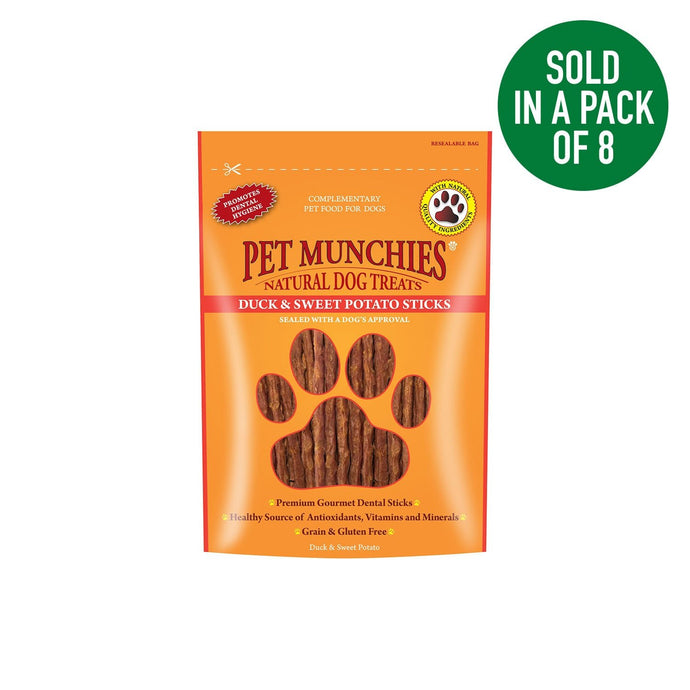 Pet Munchies Duck & Sweet Potato Sticks - Ashurst Equestrian & Country