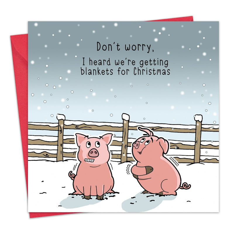 Load image into Gallery viewer, Pigs In Blankets - Funny Christmas Card - Ashurst Equestrian &amp; Country
