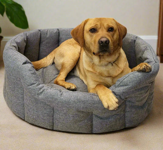 P&L Country Dog Tough Heavy Duty Oval High Sided Waterproof Dog Beds. - Ashurst Equestrian & Country