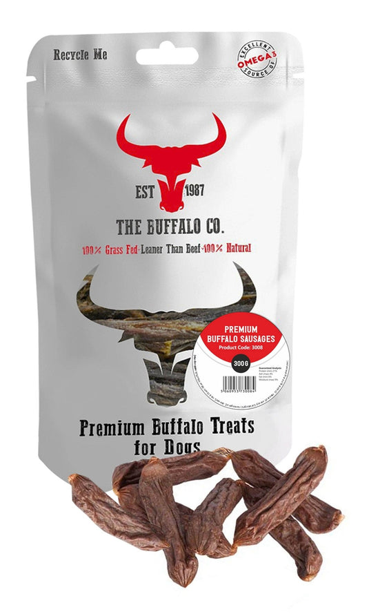 Premium Buffalo Sausage - Dog Treats - 300g - Ashurst Equestrian & Country