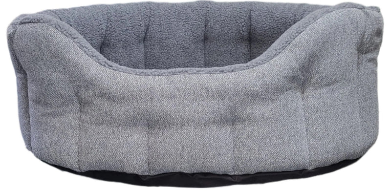 Load image into Gallery viewer, Premium Orkney Tweed Fleece Lined Bolster Beds - Ashurst Equestrian &amp; Country
