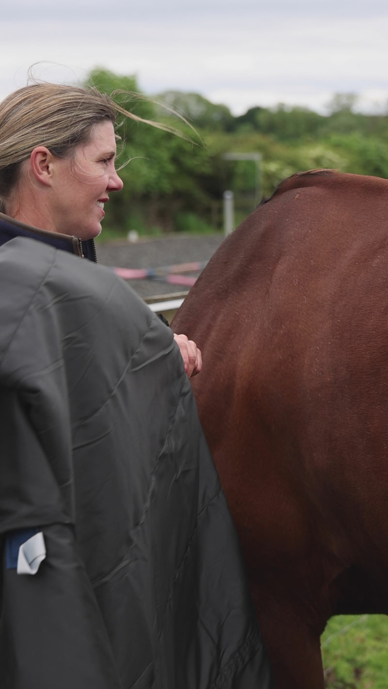 Load and play video in Gallery viewer, 9386 - Shires Highlander Original 50 Turnout Rug
