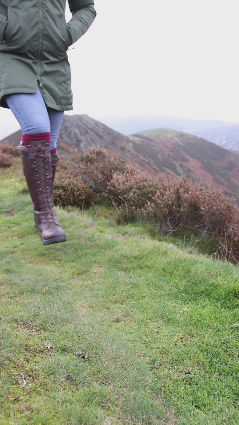 Load and play video in Gallery viewer, Moretta Teramo Lace Country Boots
