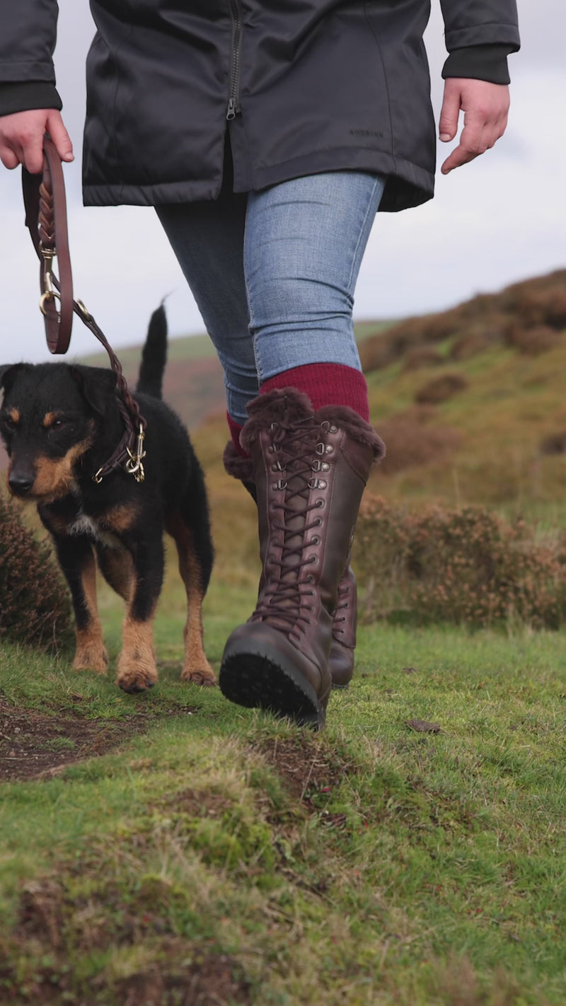 Load and play video in Gallery viewer, Moretta Nola Lace Country Boots
