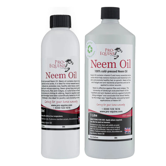 Pro Equine Cold Pressed Neem Oil 250ml - Ashurst Equestrian & Country