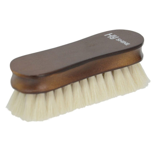 Progroom Deluxe Face Brush With Horse Hair By Hy Equestrian - Ashurst Equestrian & Country