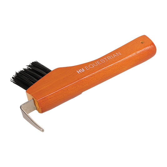 Progroom Luxury Hoof Pick Brush By Hy Equestrian - Ashurst Equestrian & Country
