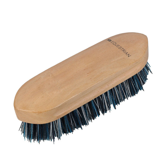 Progroom Natural Wooden Dandy Brush Teal/Black/White - Ashurst Equestrian & Country