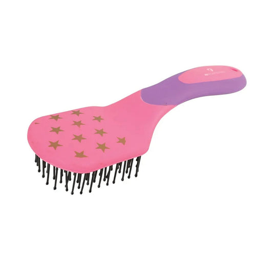 Progroom Star Easy Grip Mane & Tail Brush By Hy Equestrian - Ashurst Equestrian & Country
