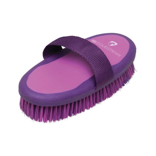 Progroom Two Tone Body Brush By Hy Equestrian - Ashurst Equestrian & Country