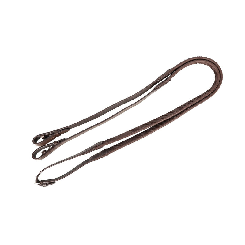 Load image into Gallery viewer, Propresicce Bio Grip Reins By Hy Equestrian Brown - Ashurst Equestrian &amp; Country
