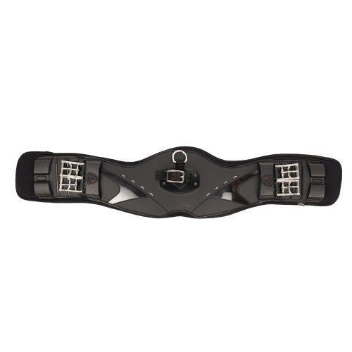 Proreaction Contoured Tpu Vented Dressage Girth Black - Ashurst Equestrian & Country
