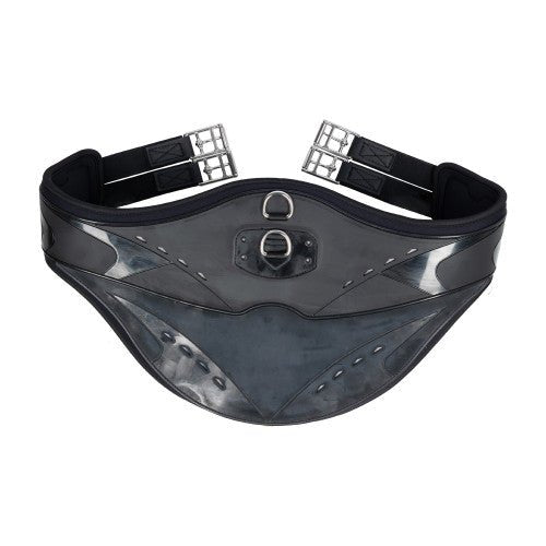 Proreaction Contoured Tpu Vented Long Stud Girth Black - Ashurst Equestrian & Country