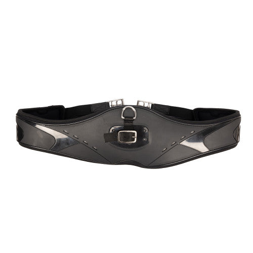 Hy Equestrian ProReaction Contoured TPU Vented GP Jumping Girth - Black
