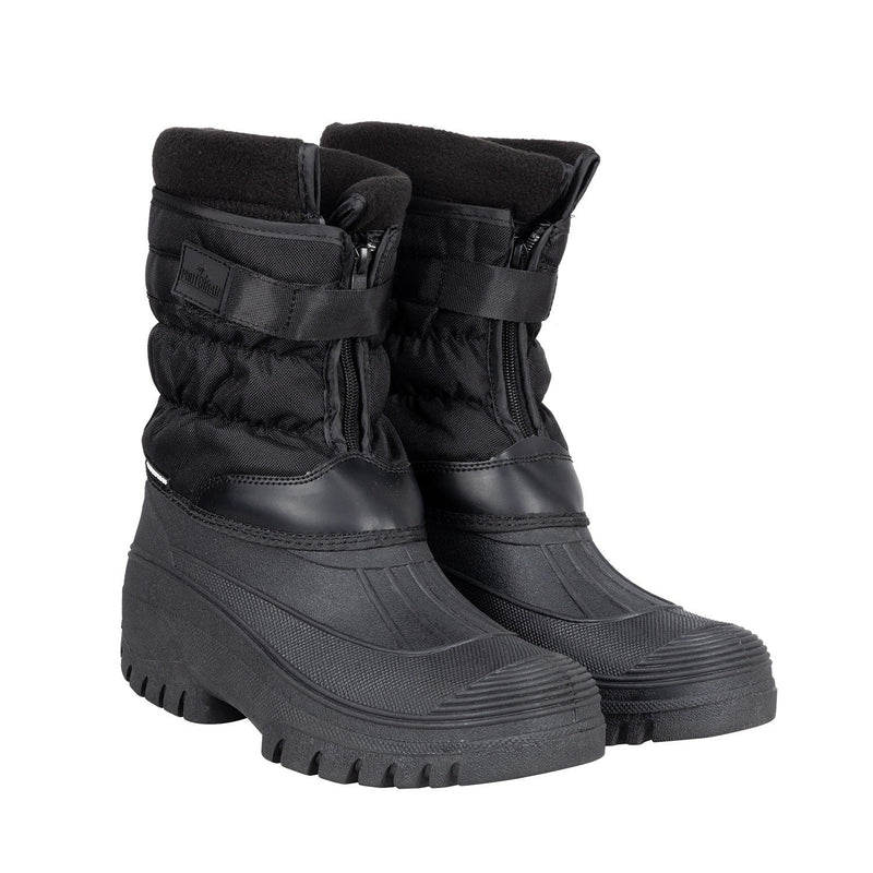 Load image into Gallery viewer, Proterrain Bretton Children's Mid Winter Boot Black - Ashurst Equestrian &amp; Country
