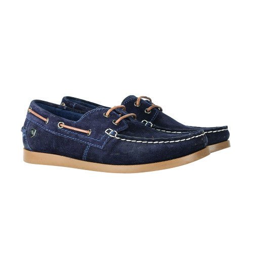 Proterrain Savona Deck Shoes By Hy Equestrian Navy - Ashurst Equestrian & Country