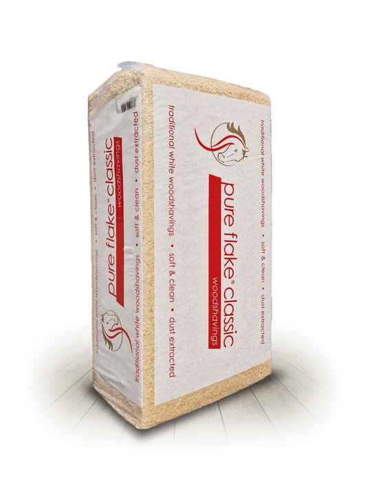 Pure Flake Classic (Small Flake) Woodshavings 20kg - Ashurst Equestrian & Country