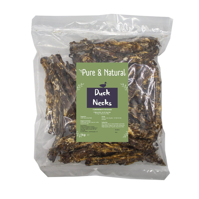 Load image into Gallery viewer, Pure &amp; Natural Duck Necks 1kg - Ashurst Equestrian &amp; Country
