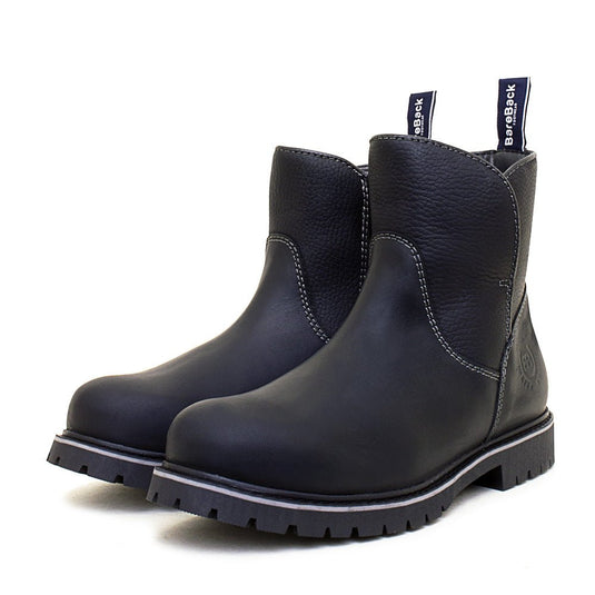 Quebec Waterproof Zip Up Ankle Boots - Black - Ashurst Equestrian & Country