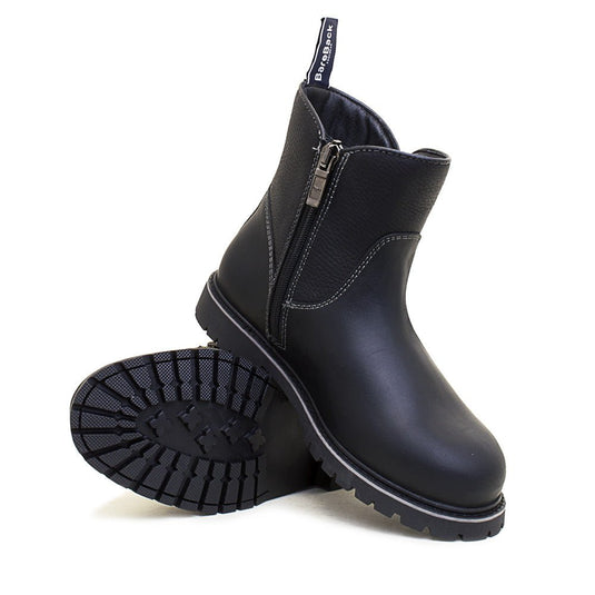 Quebec Waterproof Zip Up Ankle Boots - Black - Ashurst Equestrian & Country
