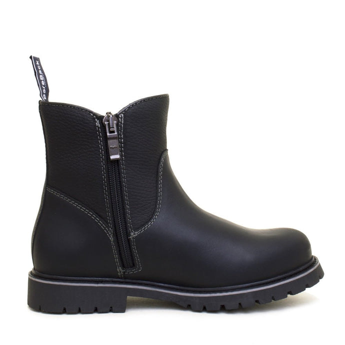 Quebec Waterproof Zip Up Ankle Boots - Black - Ashurst Equestrian & Country