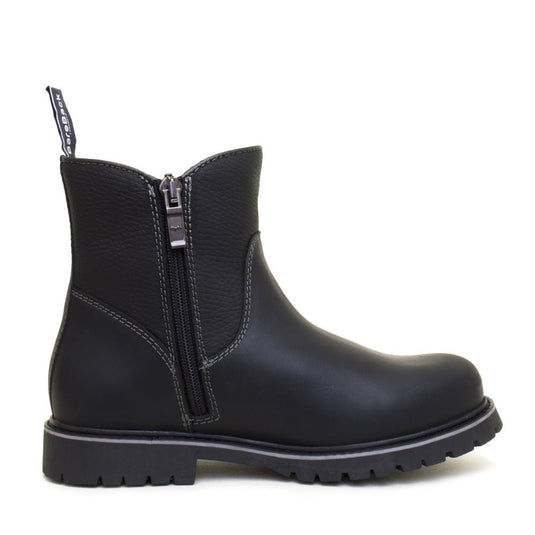 Quebec Waterproof Zip Up Ankle Boots - Black - Ashurst Equestrian & Country