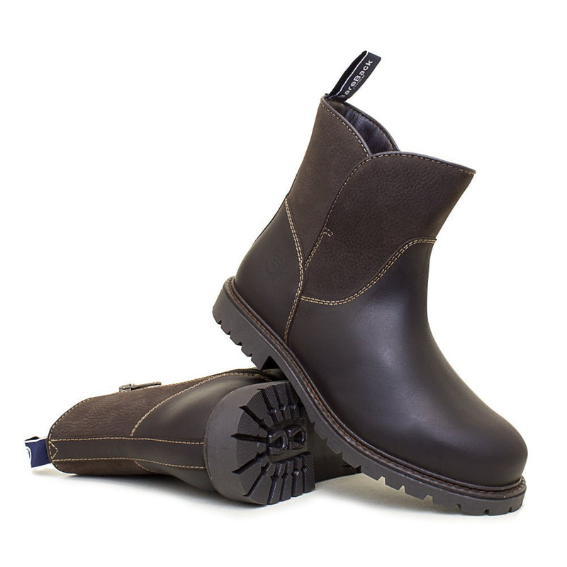 Load image into Gallery viewer, Quebec Waterproof Zip Up Ankle Boots - Brown - Ashurst Equestrian &amp; Country
