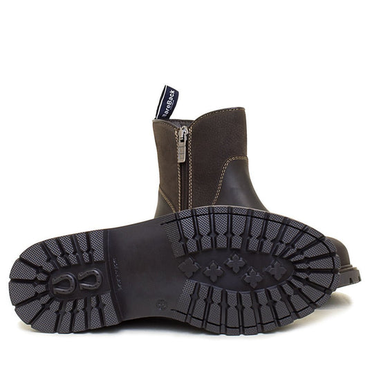 Quebec Waterproof Zip Up Ankle Boots - Brown - Ashurst Equestrian & Country