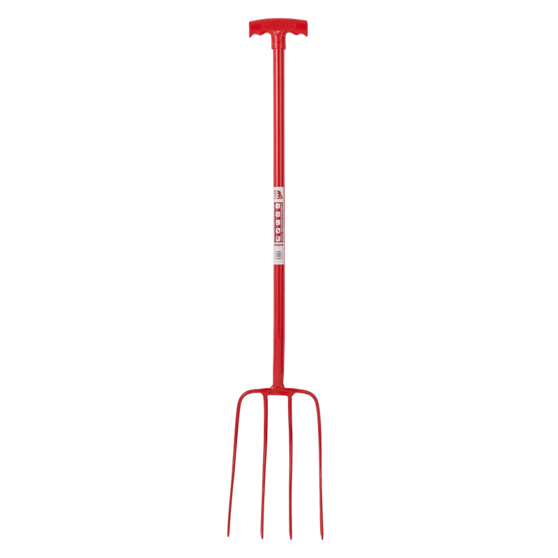 Load image into Gallery viewer, Red Gorilla 4 Prong Manure Fork T Handle - Ashurst Equestrian &amp; Country
