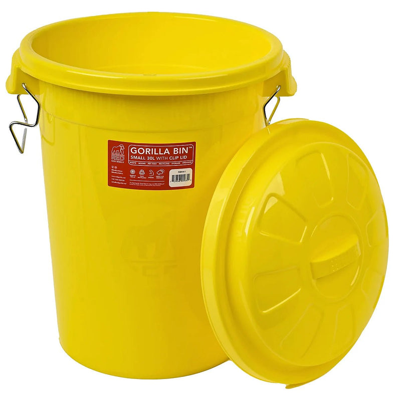 Load image into Gallery viewer, Red Gorilla Bin With Clip Lid 30 Lt - Ashurst Equestrian &amp; Country

