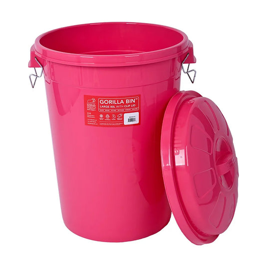 Red Gorilla Bin With Clip Lid 80 Lt - Ashurst Equestrian & Country