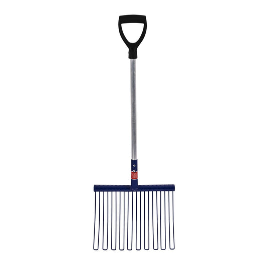 Red Gorilla Rubber Matting Fork D Grip Short Handle - Ashurst Equestrian & Country