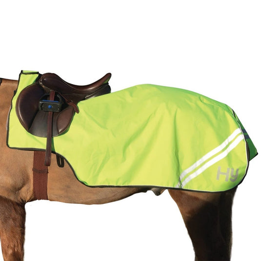 Reflector Fleece Exercise Sheet By Hy Equestrian Yellow - Ashurst Equestrian & Country