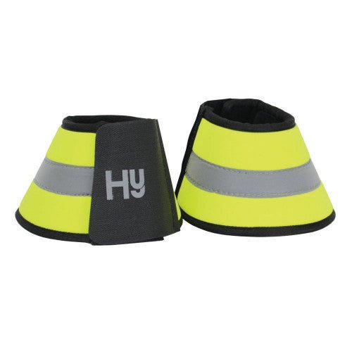 Reflector Over Reach Boots Yellow - Ashurst Equestrian & Country