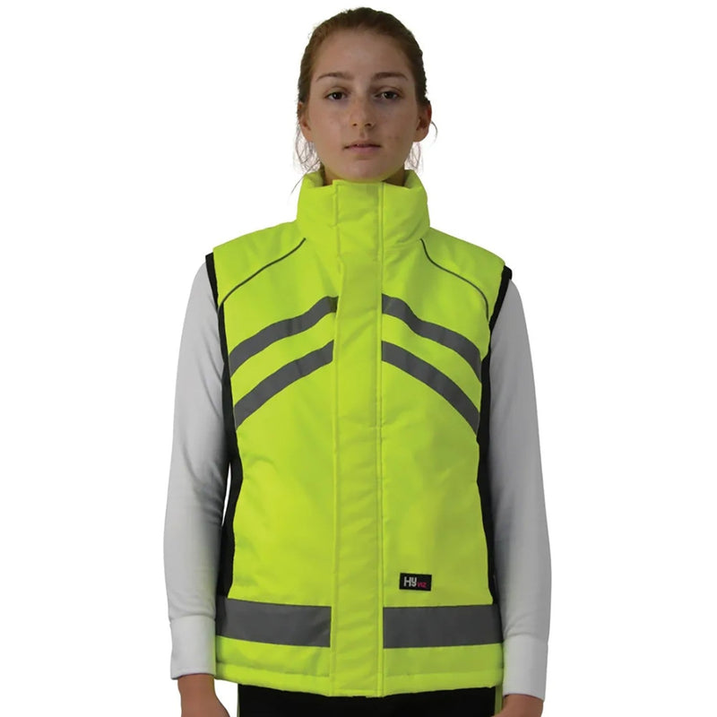 Load image into Gallery viewer, Reflector Padded Gilet Yellow - Ashurst Equestrian &amp; Country

