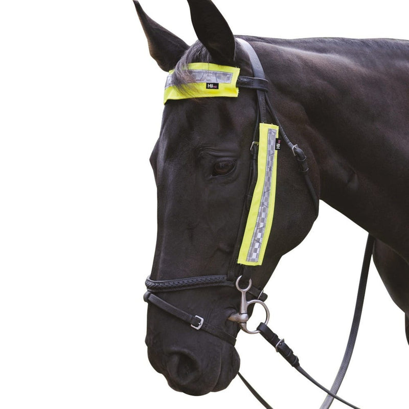 Load image into Gallery viewer, Reflector Retro Bridle Set Yellow - Ashurst Equestrian &amp; Country
